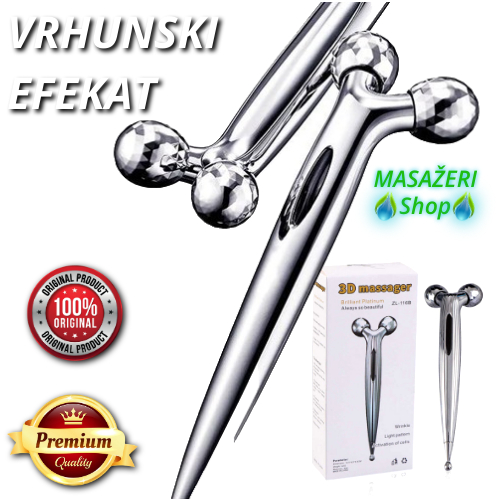 Vrhunski 3D Masažer za lice i vrat Vrhunski 3D Masažer za lice i vrat