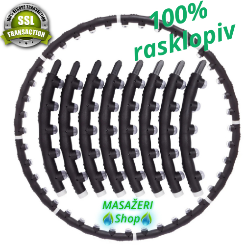 Hula hop masažni magnetni obruč za vežbanje Hula hop masažni magnetni obruč za vežbanje