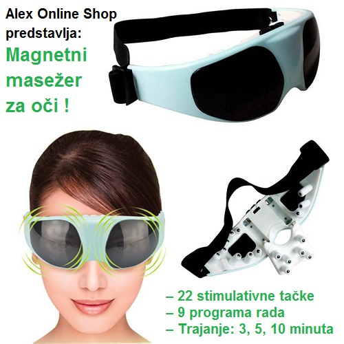 Vrhunski MAGNETNI MASAŽER ZA OČI Vrhunski MAGNETNI MASAŽER ZA OČI