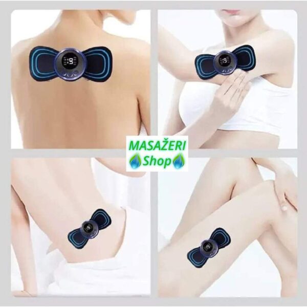 masazeri3 (1) Mini elektro leptir masažer za sve delove tela na USB